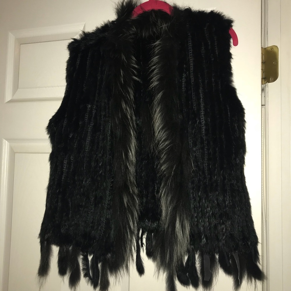 Faux fur vest from boutique in London
